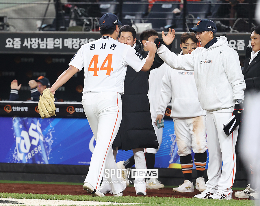 ▲ 한화 내부에서는 김서현이 없었다면 2위를 할 수 없었을 것이라는 확실한 옹호론이 있다 ⓒ곽혜미 기자