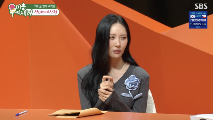 선미 "연애 횟수 한 두번…이상형=맷 데이먼·젊은 서장훈"('미우새')