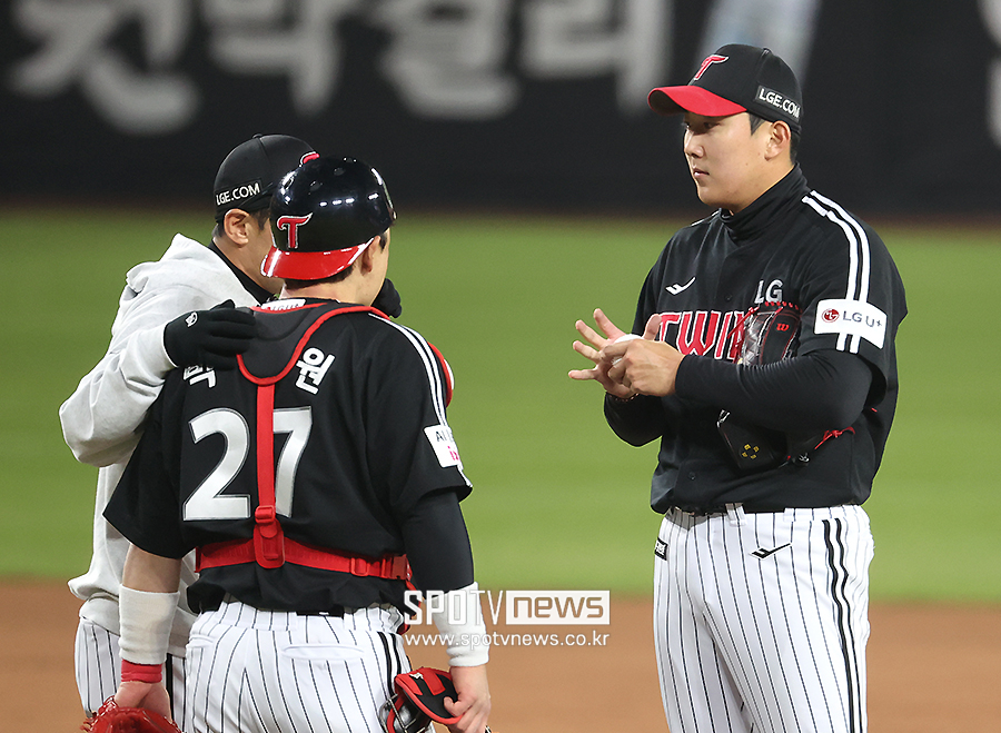 ▲ 손주영 박동원 ⓒ곽혜미 기자