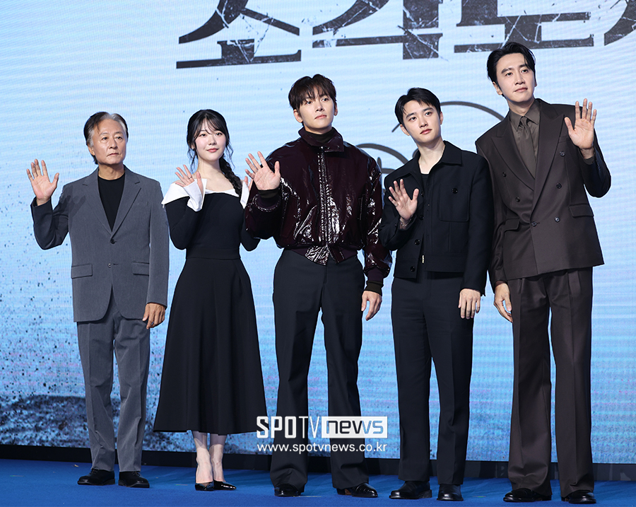"만넘 넘어 '억점' 케미"…'조각도시' 지창욱X도경수X이광수, 영화보다 강렬한 액션[종합] 