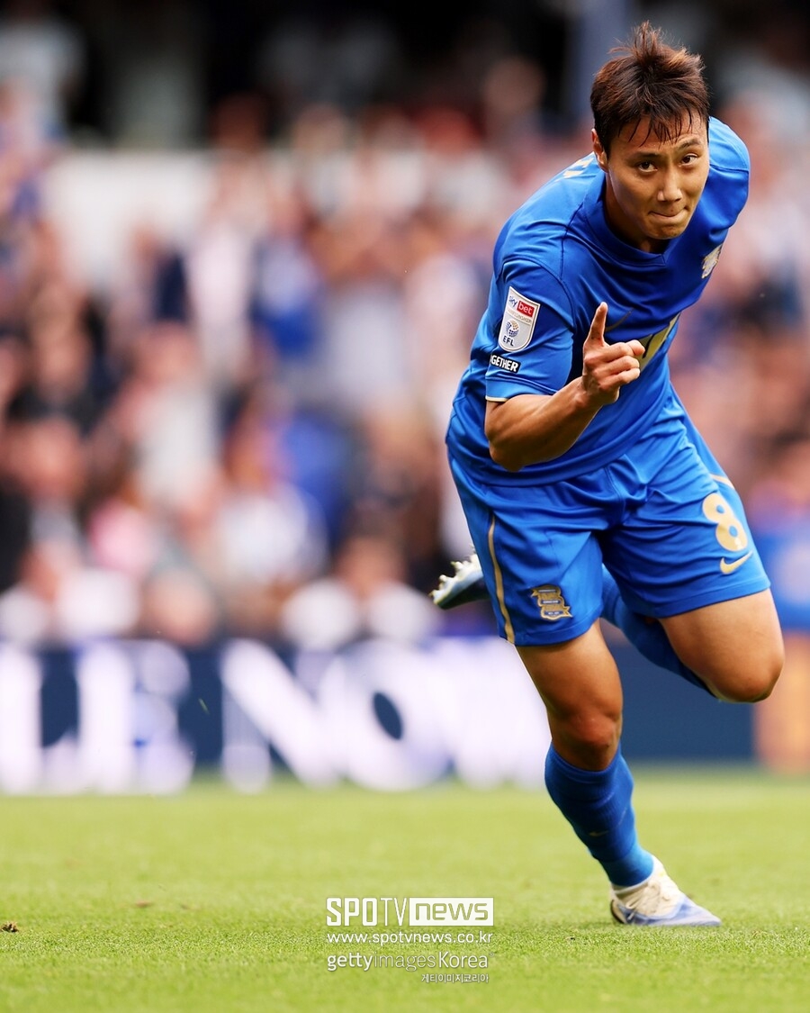 브라질에 골, 월드컵 다가오자 다시 득점 본능…백승호 '2경기 연속골' 버밍엄, 4-0 대승 견인