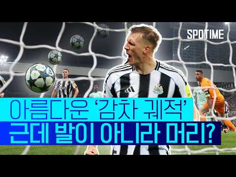 머리로 ZD 가능? 뉴캐슬 댄 번이 해냈다! #SPOTIME #UCL