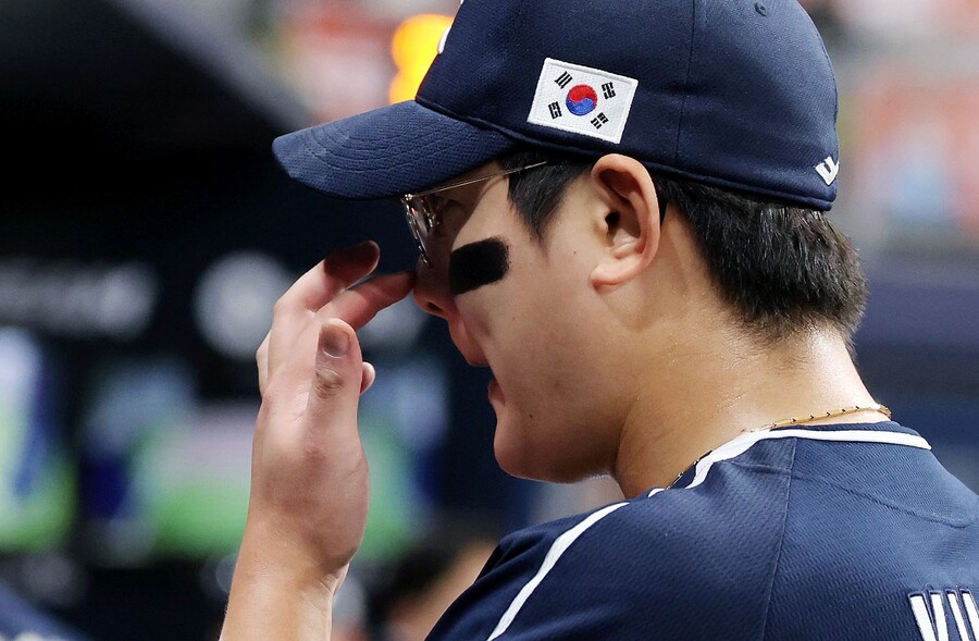 ▲ 일본을 상대로 한 2025년 마지막 경기 투구 내용이 관심을 모으는 김서현 ⓒ연합뉴스