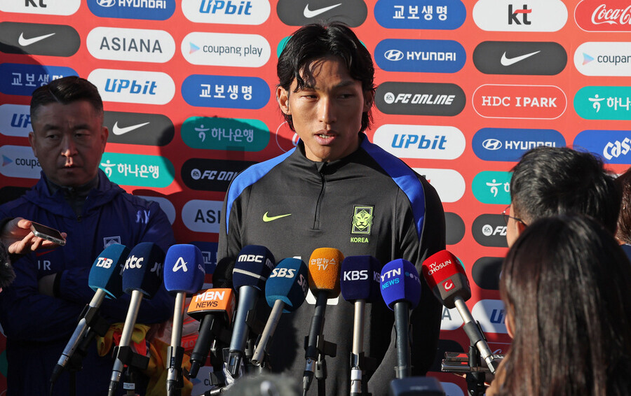 ▲ 10일 오후 충남 천안 대한민국축구종합센터에서 만난 김승규는 대표팀 골문을 둘러싼 경쟁이 뜨거워지자 눈빛과 말투에 다시 주전 자리를 향한 열망을 선명하게 드러냈다. ⓒ 연합뉴스