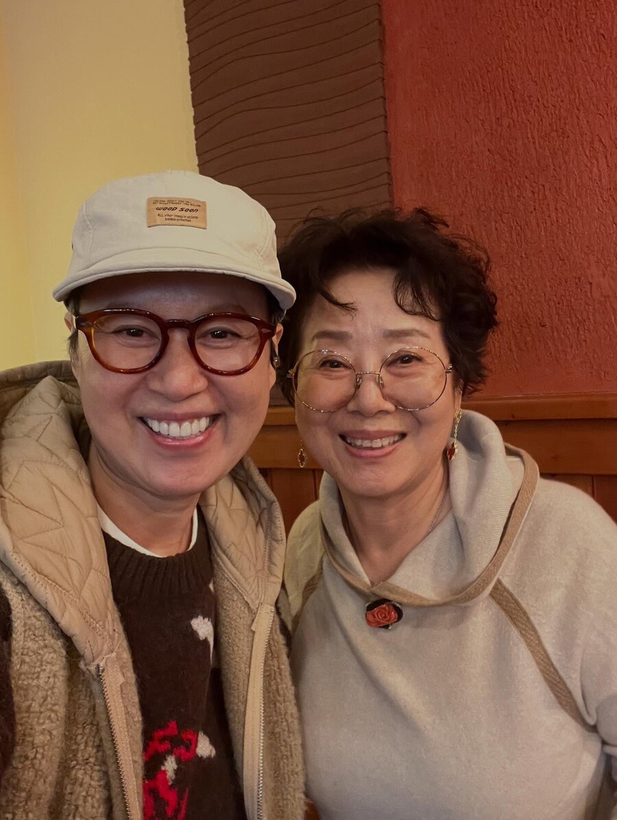 "그렇게 눈물이 나시나봐요"…'유방암 투병' 박미선, 선우용여 만났다