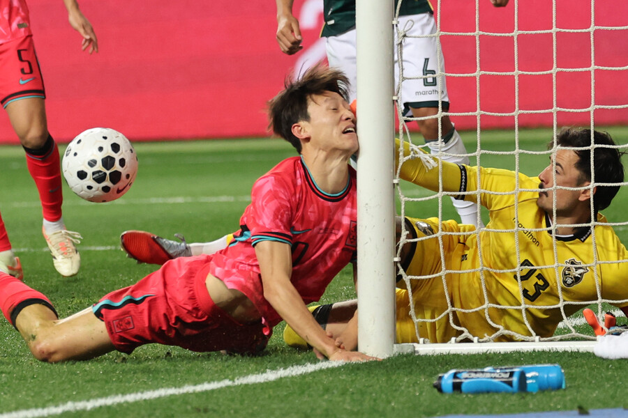 ▲ 14일 대전월드컵경기장에서 열린 남자축구 국가대표 A매치 평가전 대한민국과 볼리비아의 경기.ⓒ 연합뉴스