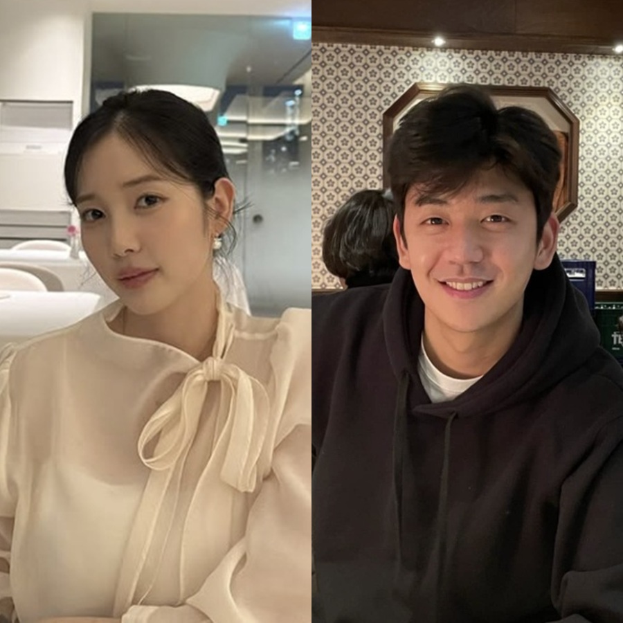 ▲ 윤채경(왼쪽), 이용대. 출처| 윤채경, 이용대 인스타그램