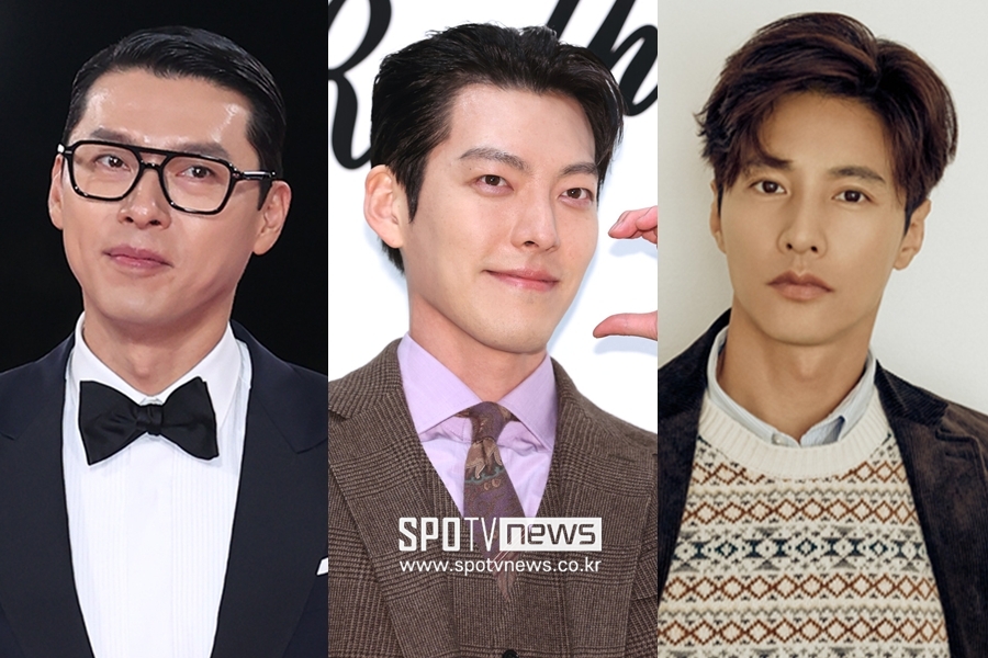 원빈·현빈 이어 김우빈까지…韓 3대 '빈', 모두 미녀스타와 배우 부부 됐다[초점S]
