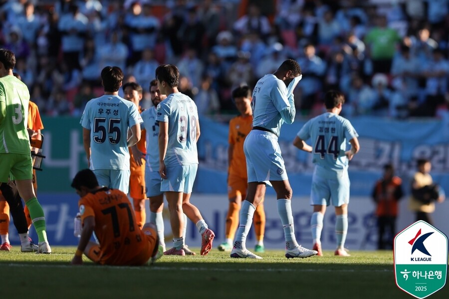 일정도 대박! 강등 멸망전 끝까지 간다…제주-대구 1-1 무승부, 울산 포함 최종전서 운명 결정