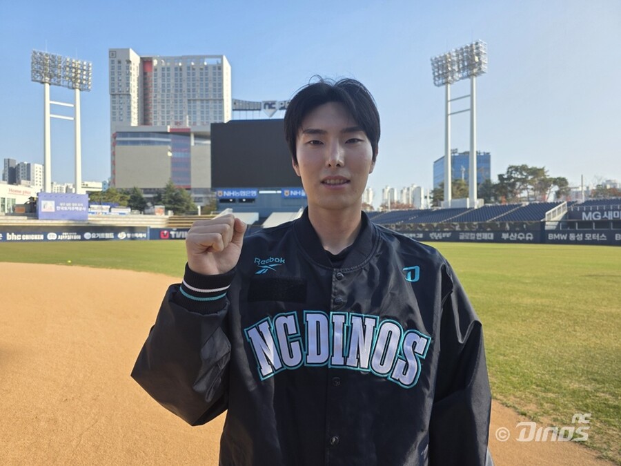 ▲ NC 마무리 캠프 투수 파트 MVP 박지한 ⓒ NC 다이노스