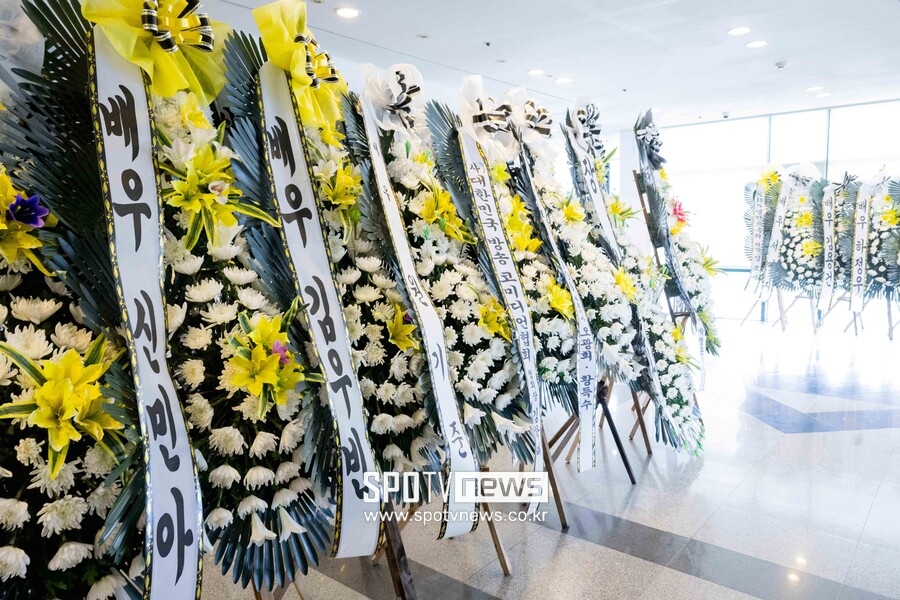 ▲ 고 이순재 빈소 모습.  ⓒ사진공동취재단