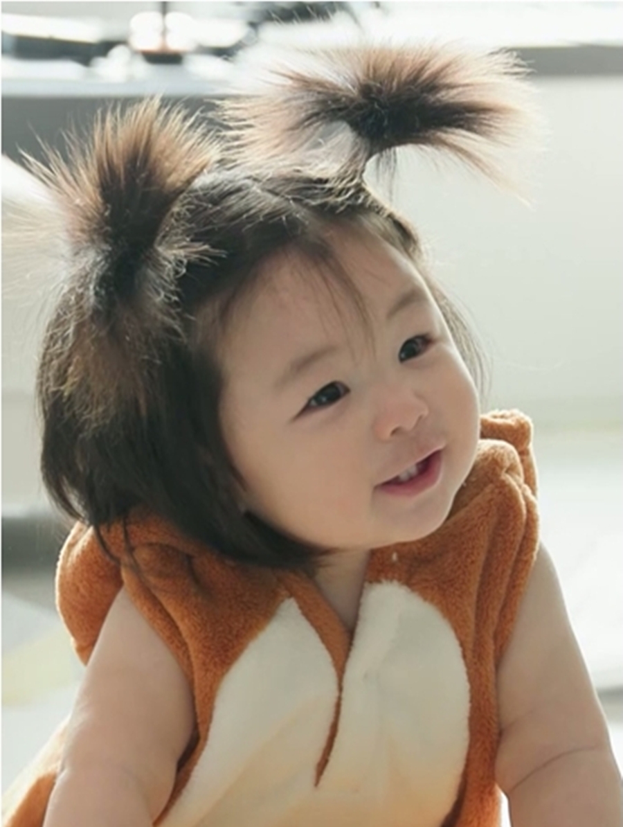 심형탁子 하루, 사자머리→토끼머리 '귀여움 대폭발'…귤 옹알이까지('슈돌')