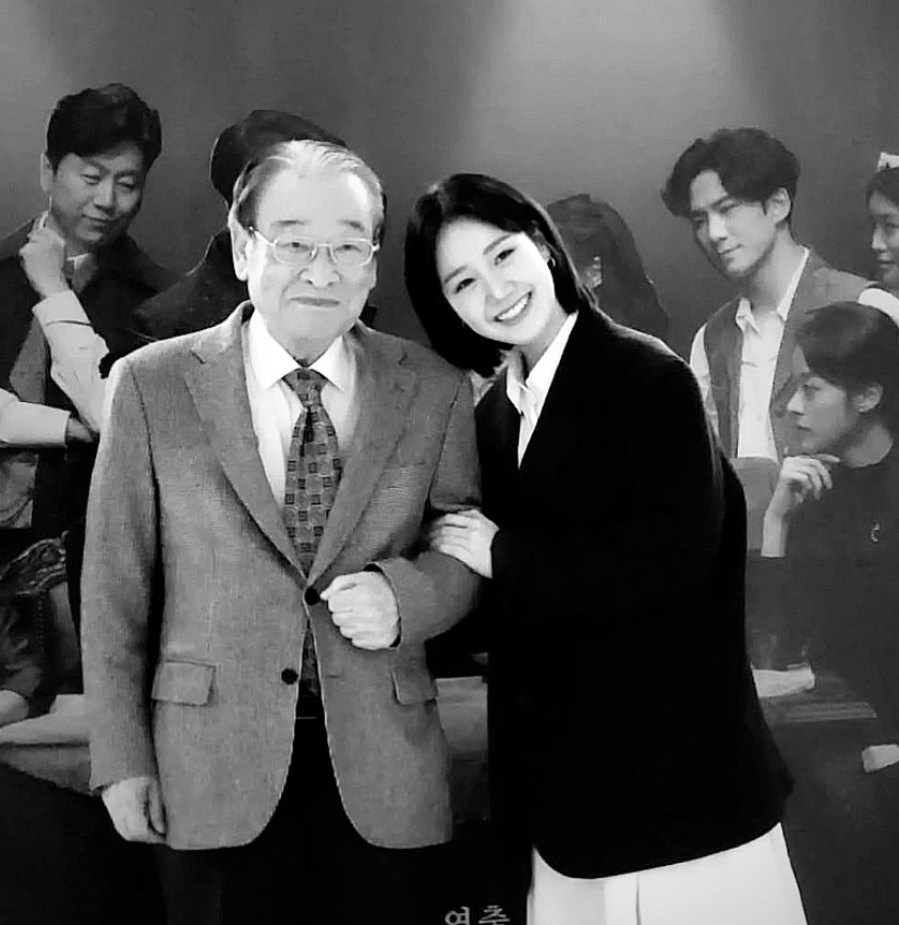 '지붕킥 손녀' 진지희, 故이순재 추모 "모든 시간 마음 속 고이 간직할 것"