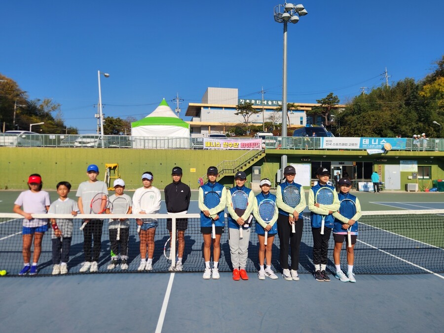 전국스포츠클럽교류전서 빛난 제주테니스스포츠클럽…12세 이하부 단체전 3위 달성