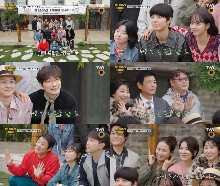 ▲ '응답하라 1988 10주년'. 제공| tvN