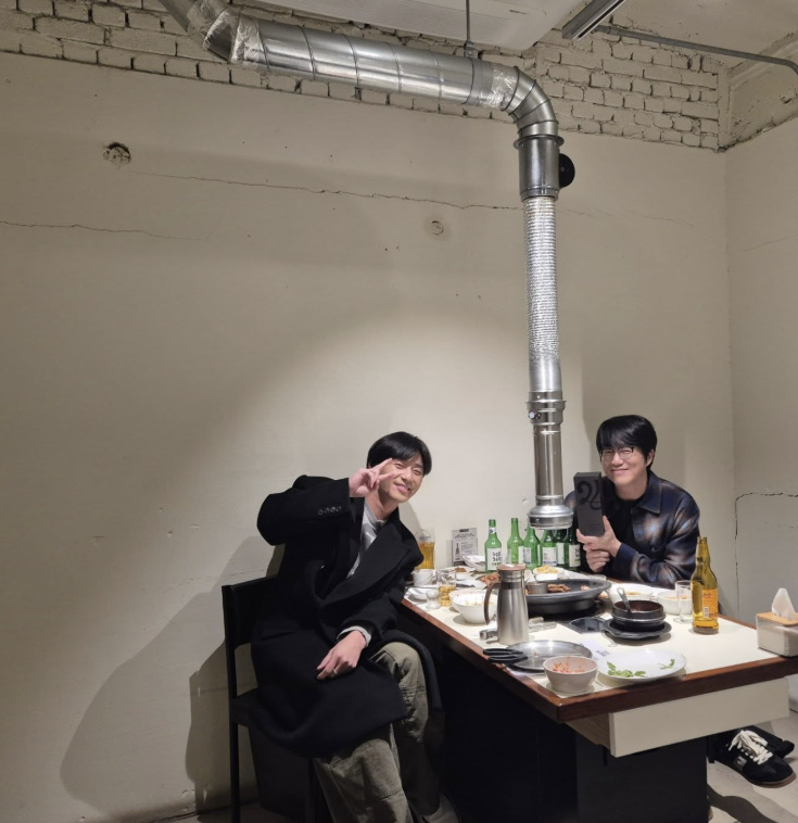 ▲ 박서준(왼쪽), 성시경. 출처| 성시경 인스타그램