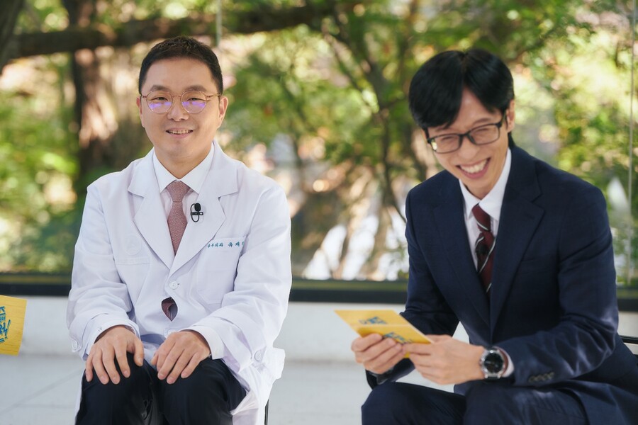 '슬의생' 정경호 실제모델 유재석 교수, 유재석 만났다 "죽기전 만나는 게 꿈"('유퀴즈')