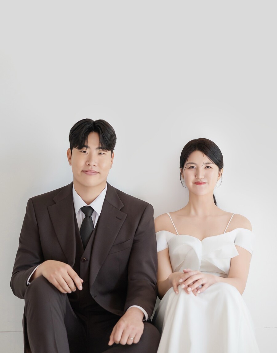 ▲ 삼성 불펜지원 홍성윤씨 결혼 ⓒ삼성 라이온즈
