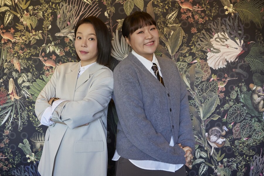 ▲ 정이랑(왼쪽), 이수지. 제공ㅣ쿠팡플레이
