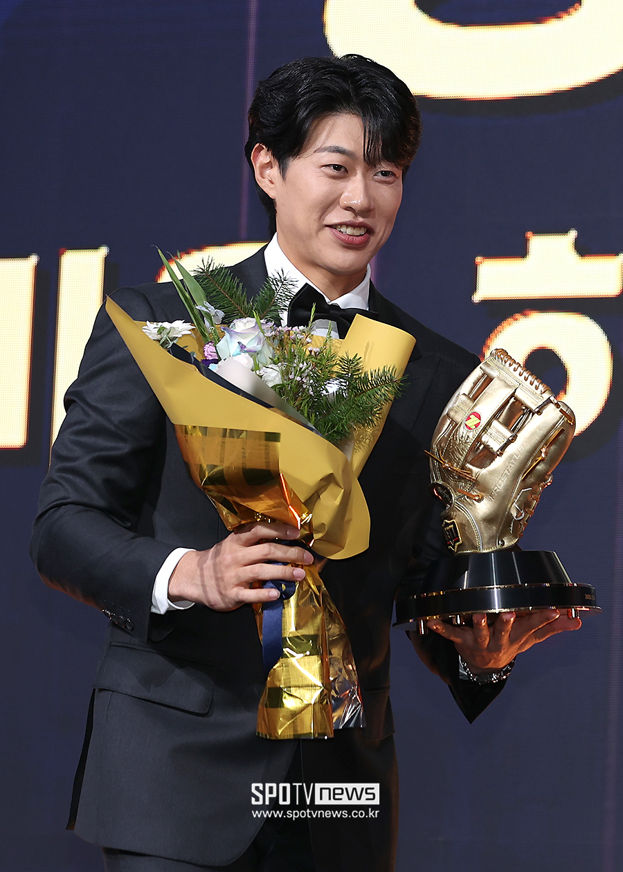[포토S] 송성문, '골든글러브 받았어요'