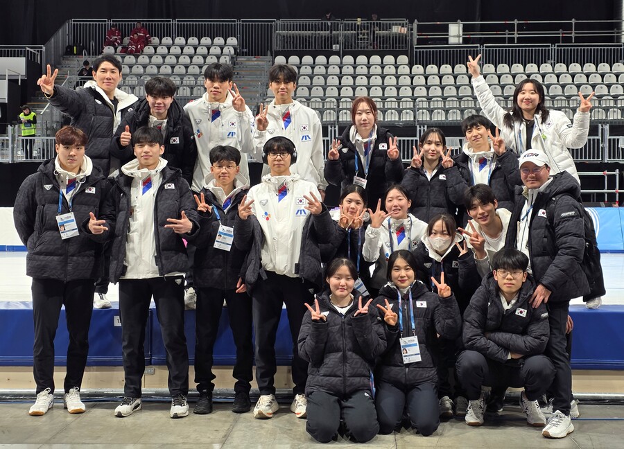한국, 주니어 스피드 월드컵 2차 대회 금7·은2·동5 획득… 남자 1,000m ‘두 대회 연속 올포디움’
