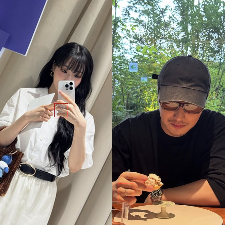 ▲ 티파니 영(왼쪽), 변요한. 출처| 티파니 영, 변요한 인스타그램