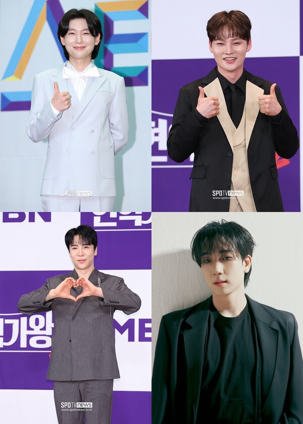 김용빈·박서진·에녹·최수호, '팬스 초이스 어워즈' 수상 경쟁…'글로벌 트로트 스타' 노미네이트