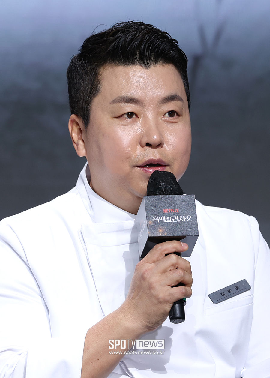 [포토S] 인사말 하는 정호영 셰프