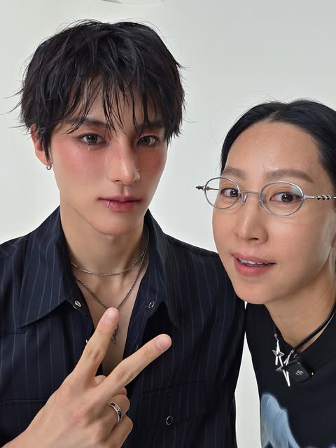 ▲ 더보이즈 에릭(왼쪽), 손테일. 출처ㅣ손테일 인스타그램