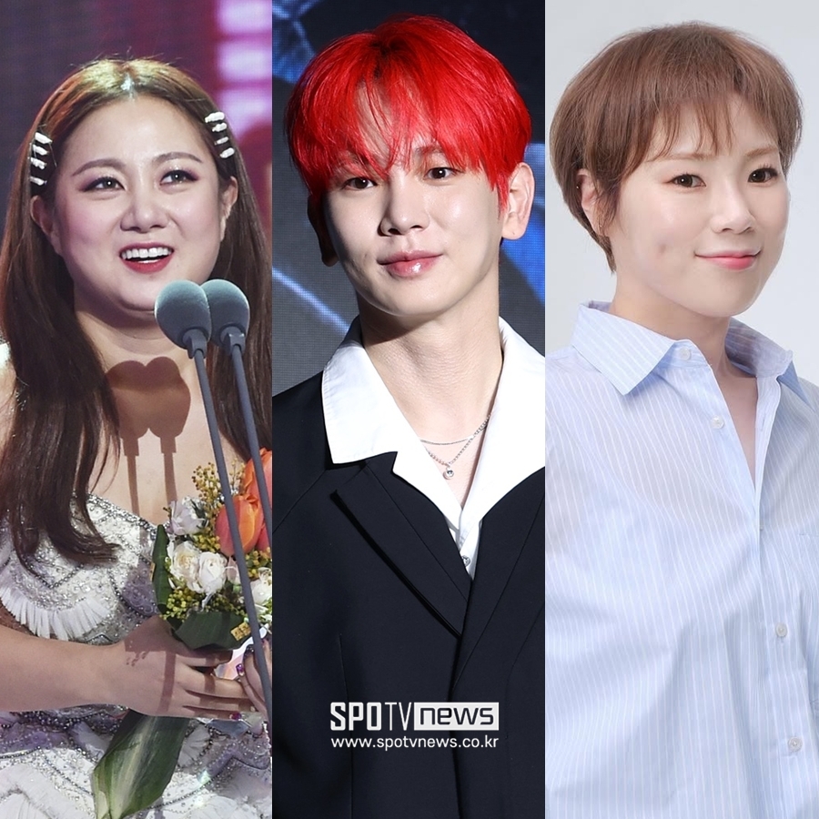 ▲ 왼쪽부터 박나래, 샤이니 키, 입짧은햇님.  ⓒ곽혜미 기자, MBC, 입짧은햇님 인스타그램
