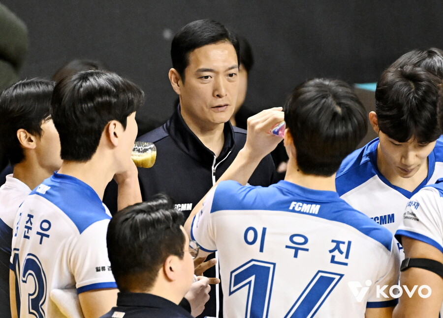 ▲ 김상우 감독 ⓒKOVO