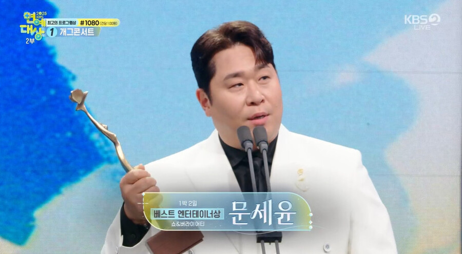 ▲ KBS 연예대상. 출처ㅣKBS 방송화면 캡처