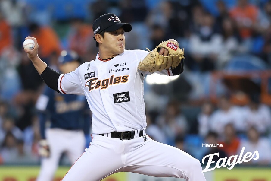 ▲ 윤대경은 2019년 팀에 입단한 이후 팀 불펜의 핵심 자원 중 하나로 발돋움하며 경력의 최고점을 달렸다 ⓒ한화이글스