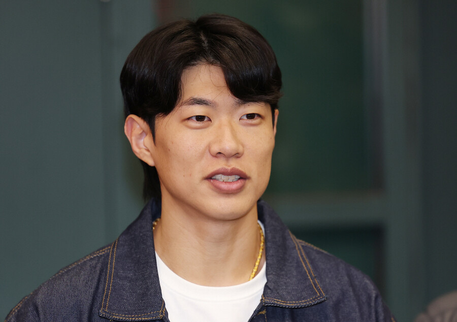 '금의환향' 송성문 "스킨스와 맞대결 해보고 싶다…WBC 출전은 구단과 상의" [일문일답]
