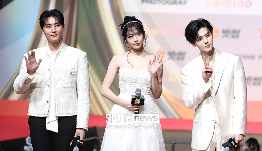 [포토S] 영케이-안유진-재민, '우리가 가요대전 MC'