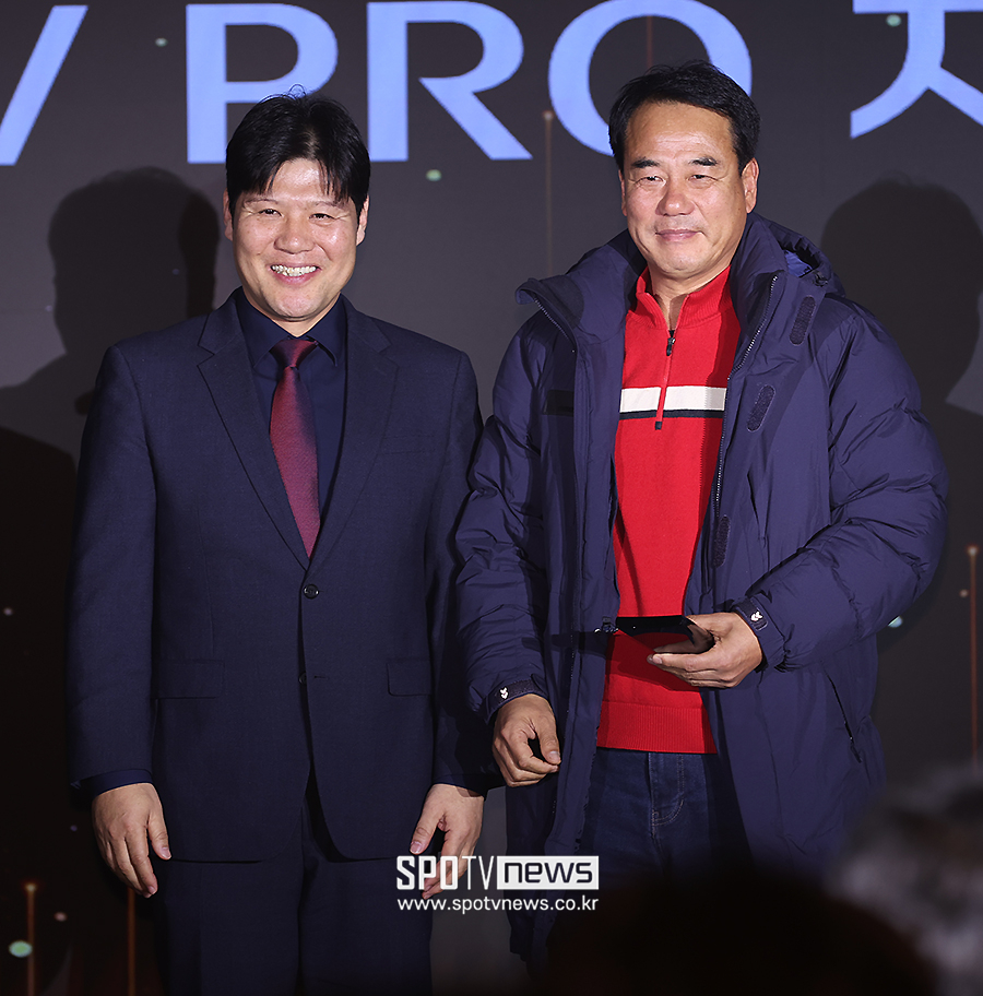 ▲ 조선대 한영일 감독 스포페이 김대수 대표 ⓒ곽혜미 기자