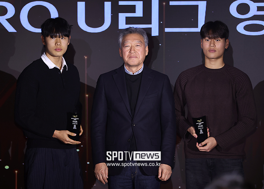 [포토S] 단국대 강성진-송호대 서준영, 'UNIV PRO U리그 영플레이어상'