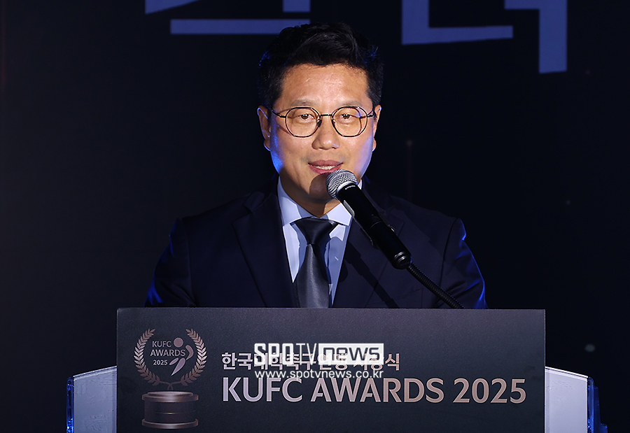 [포토S] 박한동 회장, "대학 축구의 현재와 미래를 함께 바라보는 뜻깊은 자리"