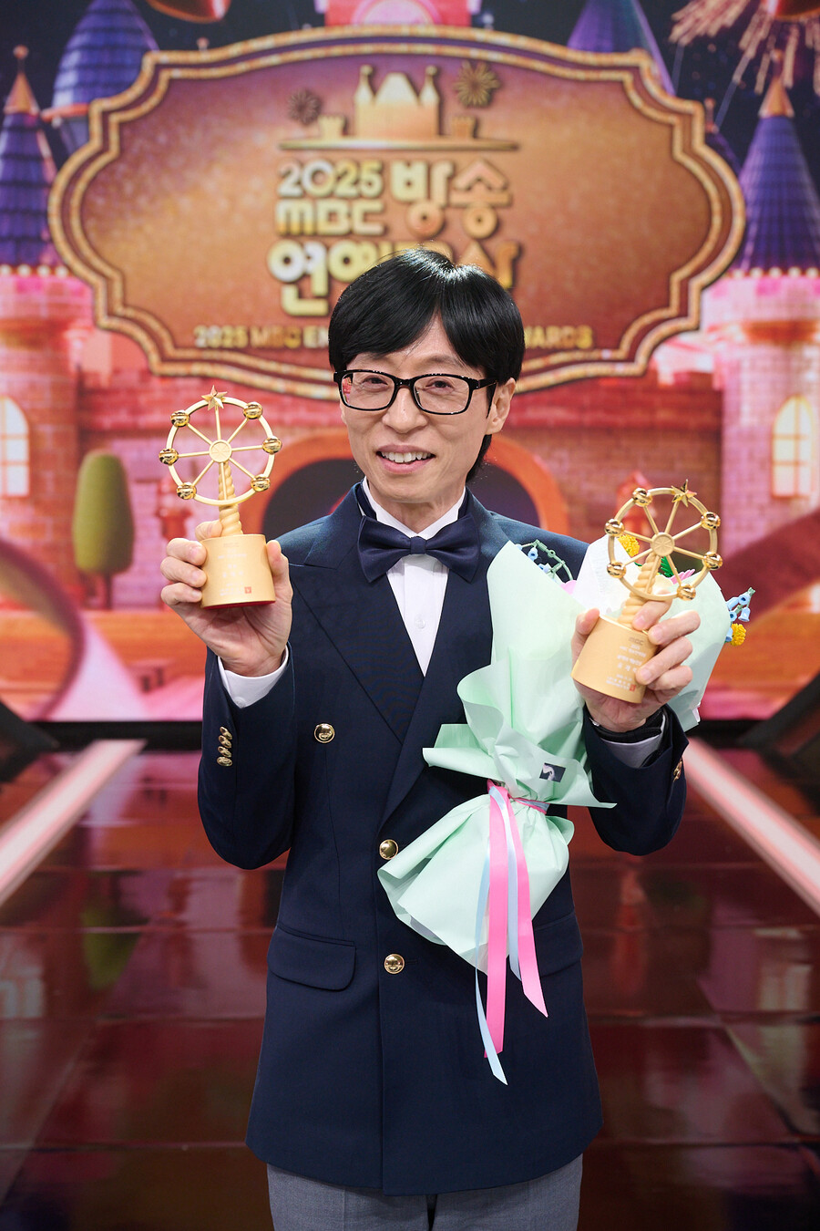 "MBC만 9번" 유재석, 21번째 대상 신기록→'신인감독 김연경' 6관왕 기염[종합]