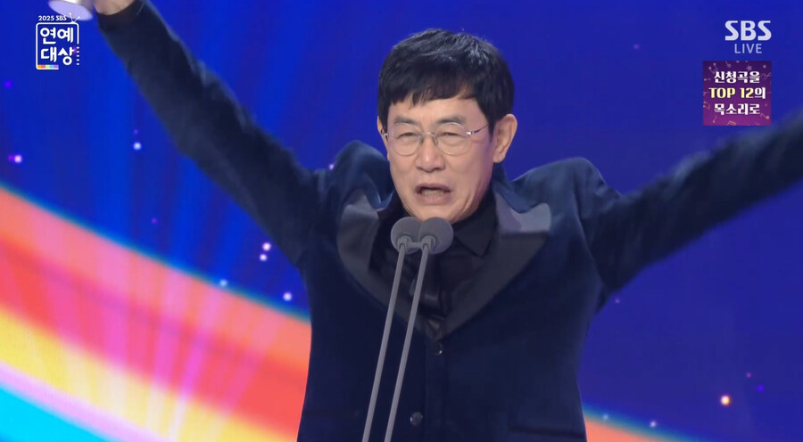 이경규, 공로상 받고 폐지 외쳤다 "아무도 못 타는 상, 이제 받을 사람 無"[SBS 연예대상]