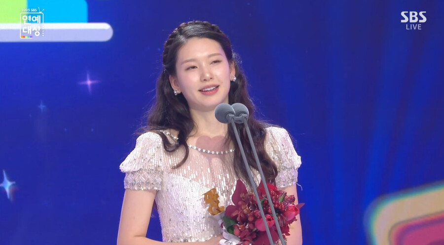 ▲ 김진경. 출처| 2025 SBS 연예대상 방송 캡처