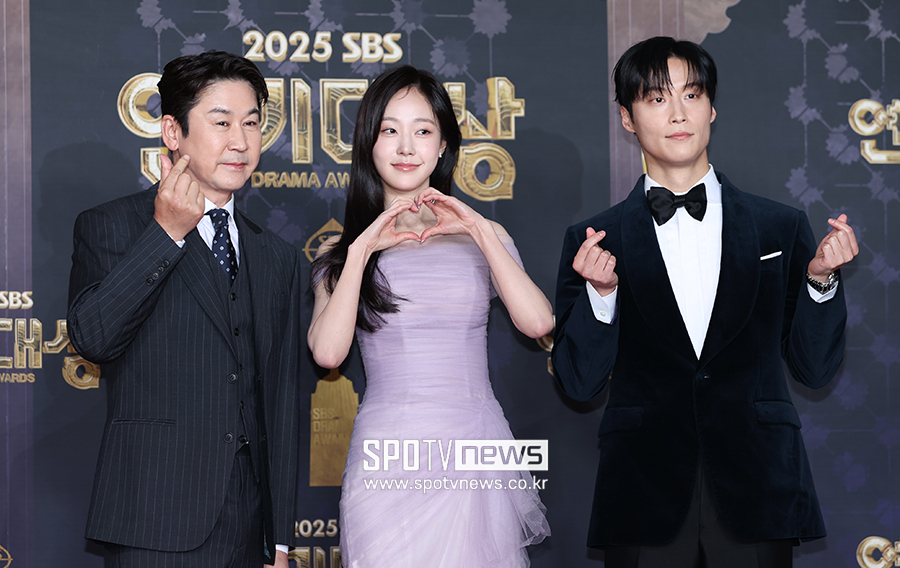 [포토S] 신동엽-채원빈-허남준, 'SBS 연기대상 MC'