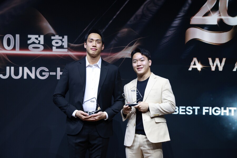 로드FC 올해의 선수 이정현·윤태영…신인상은 편예준
