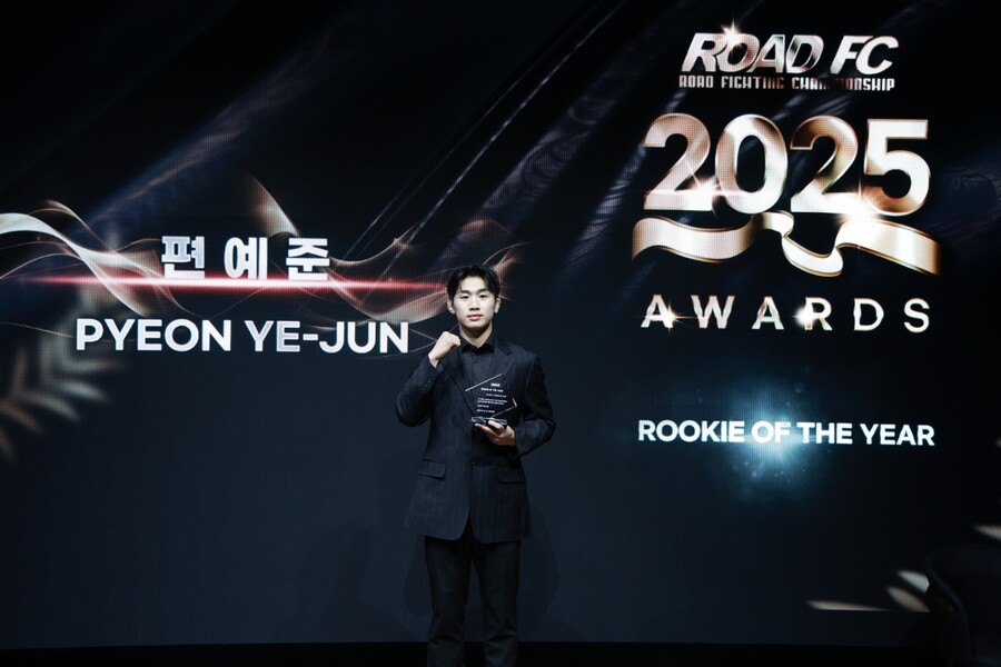 ▲ 로드FC 2025 올해의 신인 편예준 ⓒ로드FC
