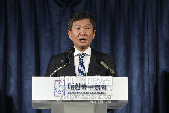 정몽규 회장 공식 발언..."홍명보호, 아시아에서 전례 없는 업적 달성"