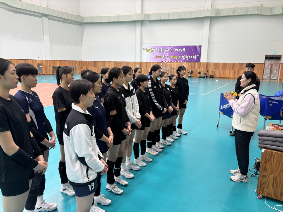 ▲ 배구 국가대표 후보선수 동계 합숙훈련 ⓒ대한배구협회