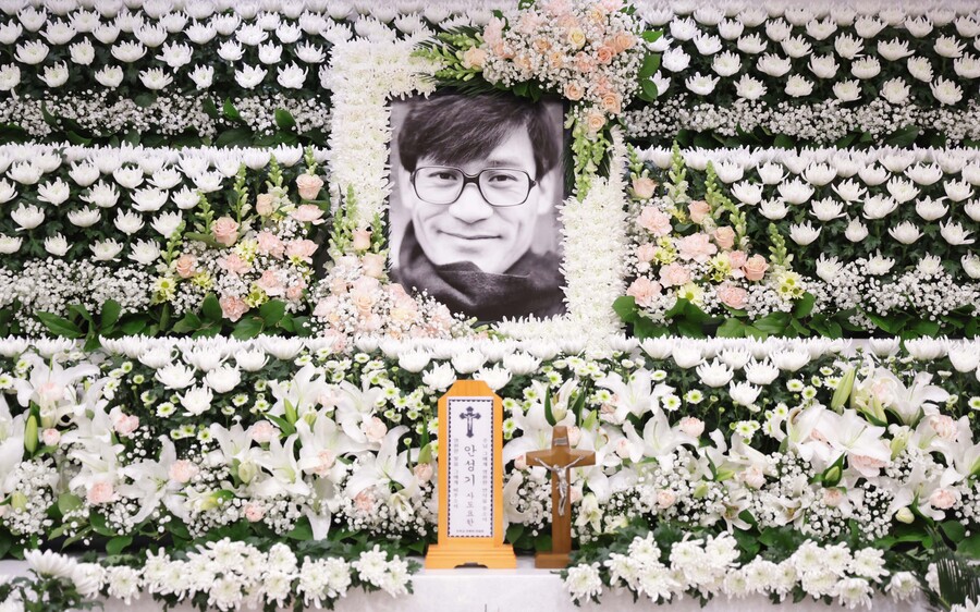 ▲ 고 안성기 영정. 제공|사진공동취재단