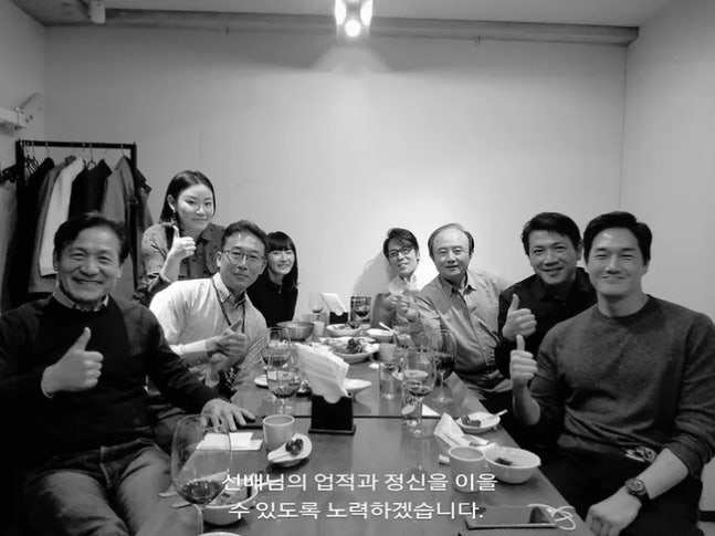 ▲ 유지태가 공개한 故안성기 사진. 출처| 유지태 인스타그램