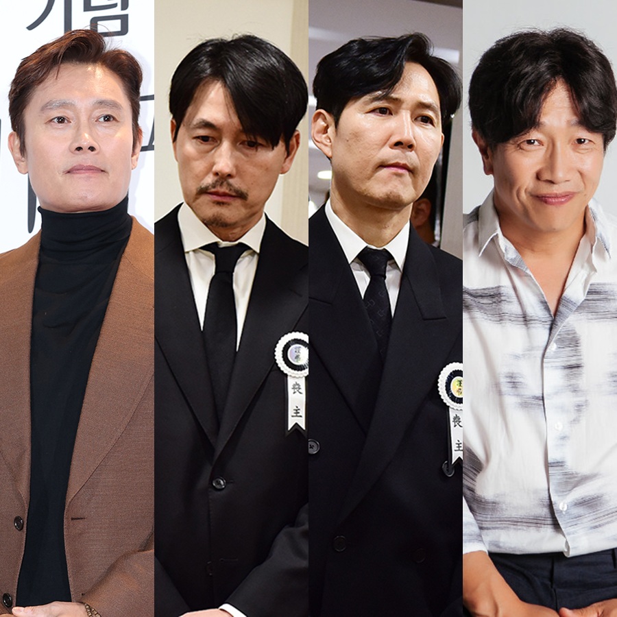이정재·정우성·이병헌·박철민, 故안성기 운구 나선다…'각별한 후배들'[이슈S]