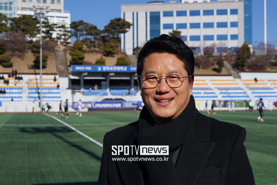[SPO 현장]"대학 축구도 프로다" 외치며 광폭 현장 행보 박한동 회장, 기량 자랑 무대 확장에 올인